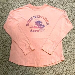 Small Aeropostale long sleeve tee, same design on front and back